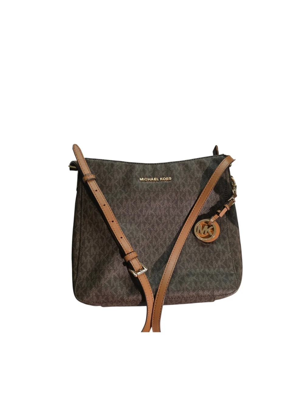 Michael Kors Brown Signature Crossbody Bag